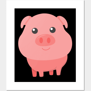 Adorable Pig Cute Baby Pig for Pig Lovers Posters and Art